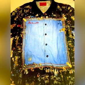 Mahammad Ali Men’s Button Up Shirt NEW SZ:Medium
